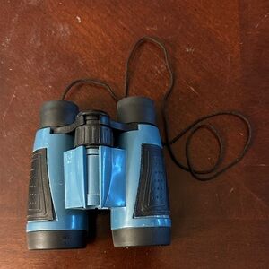 Compact Blue Binoculars for Kids